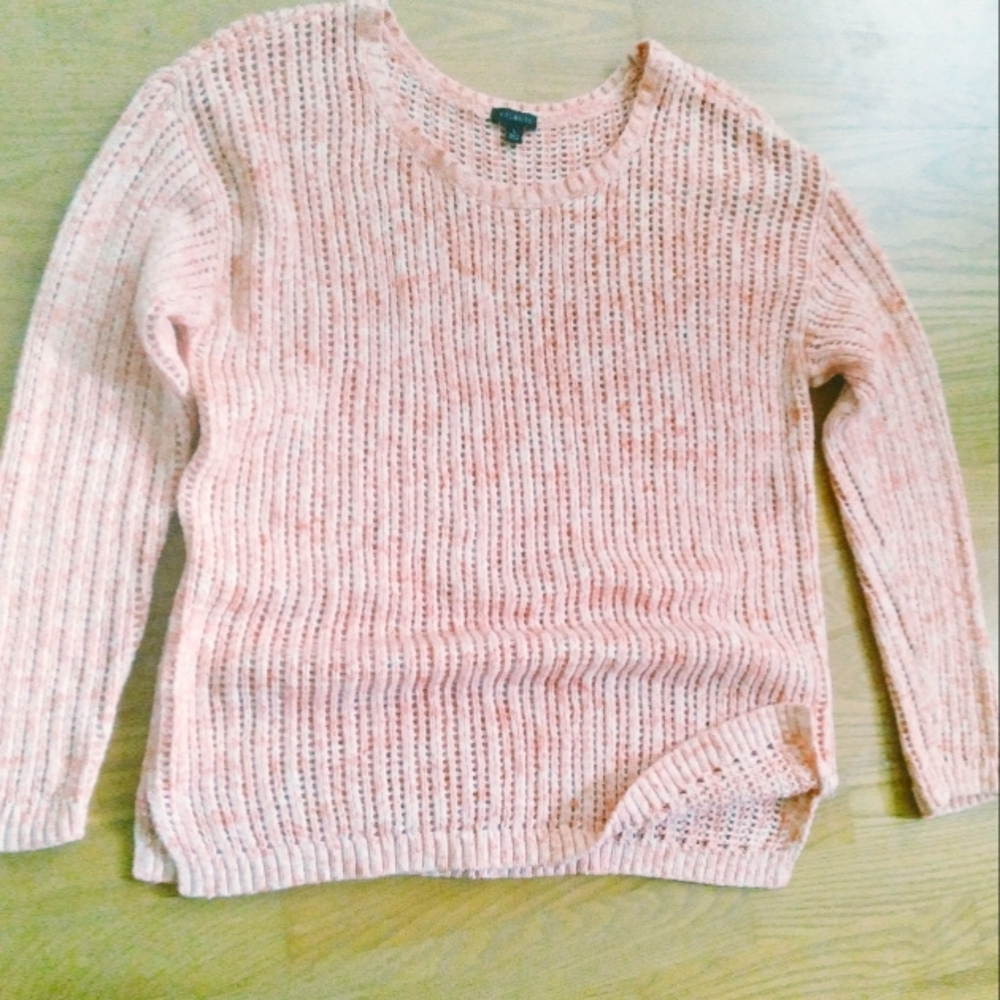 Talbots Open Knit Crochet Sweater Beach Summer Cover Up‎ Medium